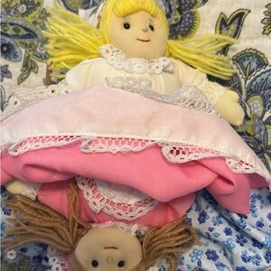 Topsy Turvy Princess Dolls with Old Lady